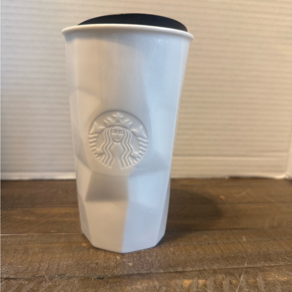 Starbucks Geometric White Tumbler